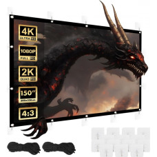Maclean Ekran projekcyjny 150 cali 300x220cm, mc-168