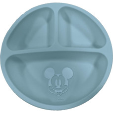 Stor : Mickey Mouse - Toddler Divided Silicone Plate  (12225)