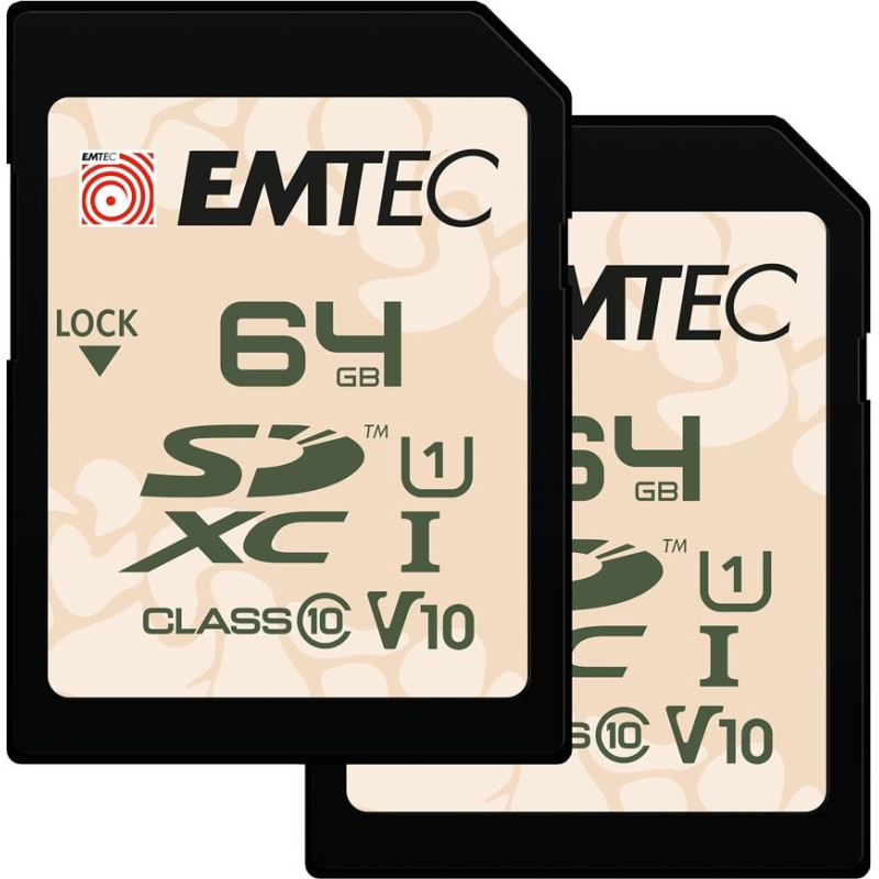 Emtec SD 64GB UHS-I U1 V10 Outdoor 2 pcs