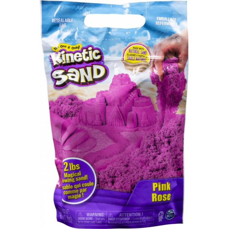 Spin Master Piasek kinetyczny kinetic sand różowy (0.9 kg)
