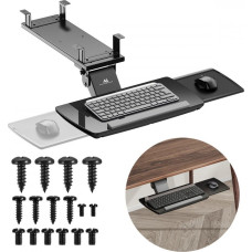 Maclean Uchwyt na klawiaturę max 5kg, mc-156 b   regulowany, podbiurkowy