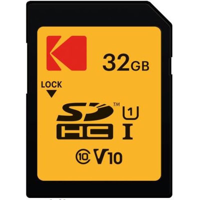 Kodak SD 32GB UHS1 U1 V10 Premium EKMSD32GHC10K