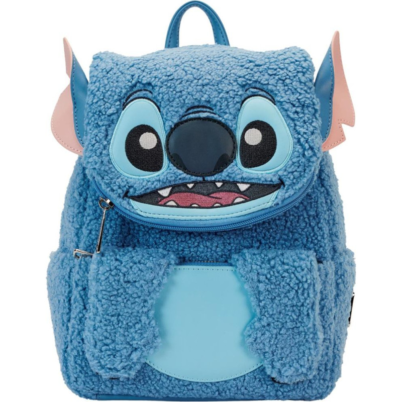 Loungefly Disney: Lilo & Stitch - Stitch Plush Pocket Mini Backpack (WDBK3401)