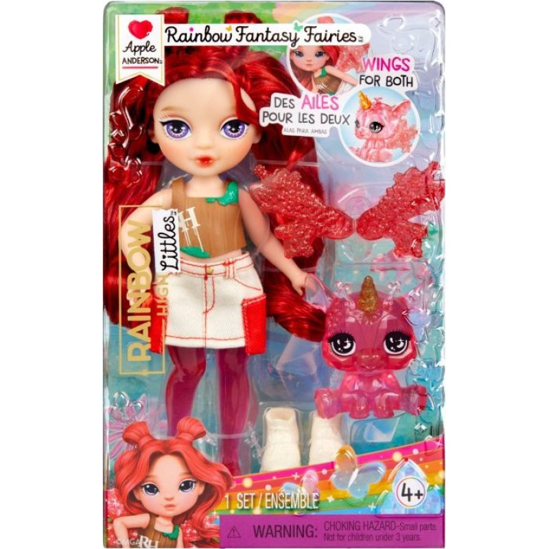 MGA Lalka rainbow high little rainbow, apple red