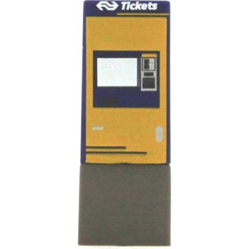 Rietze Automodelle - Reitze 70295 Fahrkartenautomat (Ticket Machine) Blue/Yellow - Toy - rotaļlieta