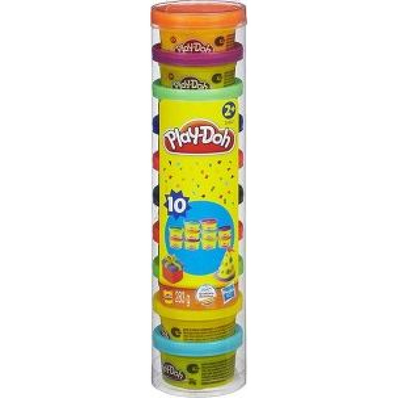 Play Doh - Party Pack Tube (10 colours!) - Toy - rotaļlieta