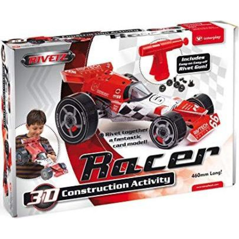 Interplay Rivetz 3D Activity Construction Racer - Toy - rotaļlieta