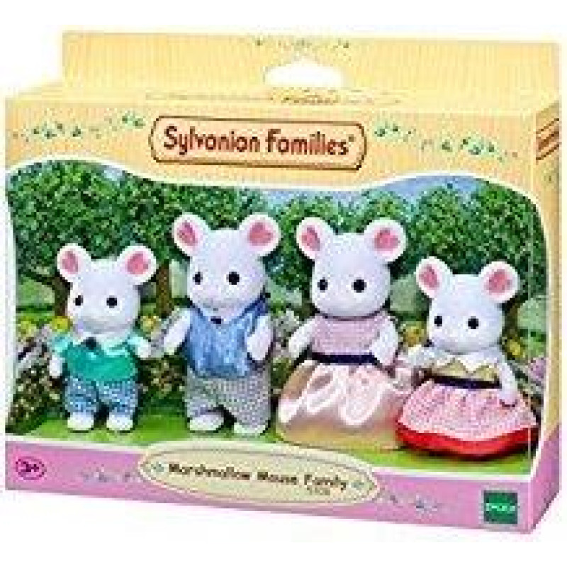 Sylvanian Families - Marshmallow Mouse Family - Toy - rotaļlieta