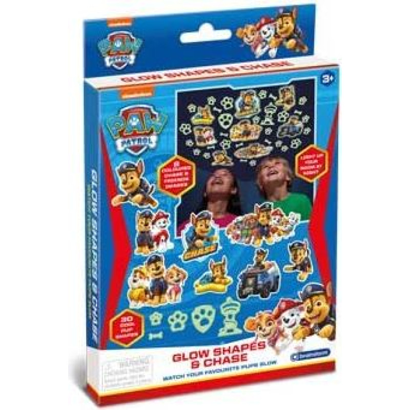 Mg Dystrybucja Naklejki brainstorm Świecące kształty - psi patrol