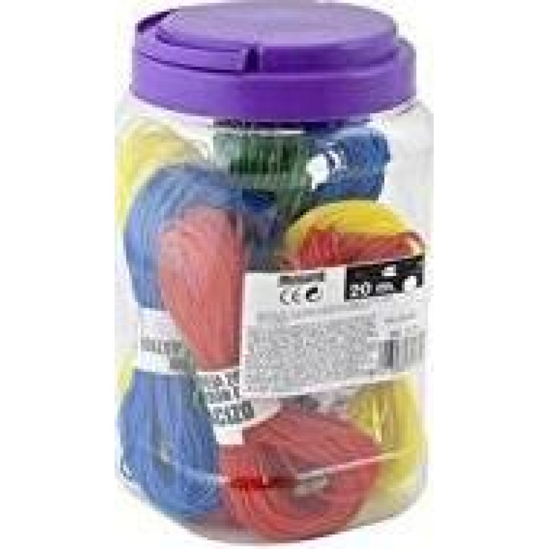 Miniland31778 Plastic Laces in Jar (8-Piece) - Toy - rotaļlieta