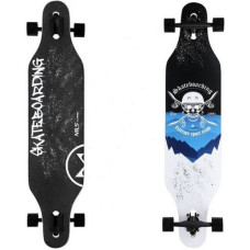 LONGBOARD NILS EXTREME SKULL WOOD SKATE