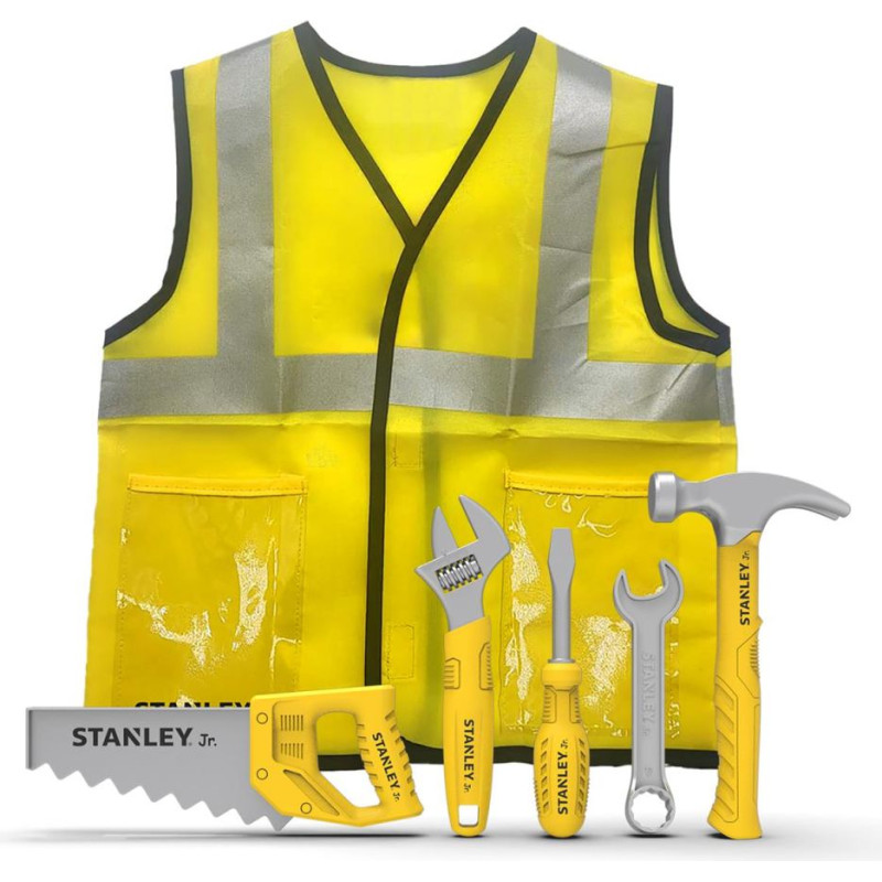 Red Toolbox Stanley Jr. - Role Playing: Stanley Jr. Kids Junior Construction Set​ (SRP110-SY​)