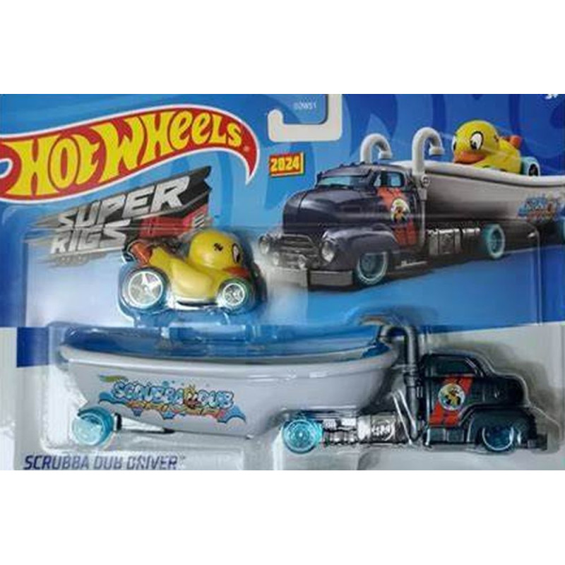 Mattel Hot Wheels Super Rigs 2024 - Scrubba Dub Driver (HVD96)