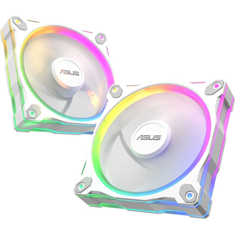 Asus Wentylator asus prime mr120 fan argb reverse white