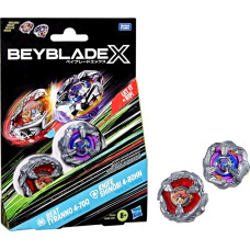 Hasbro Bey Blade X:  Dual Pack -  Beat Tyranno Knife Shinobi (G1542)