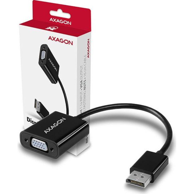 Axagon Rvd-vgn adapter displayport -> vga fullhd 1920x1200