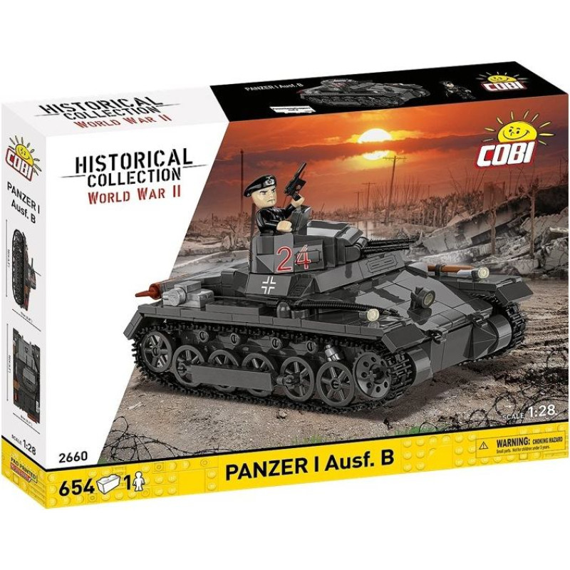 Cobi Klocki Klocki panzer i ausf.b 654 elementy