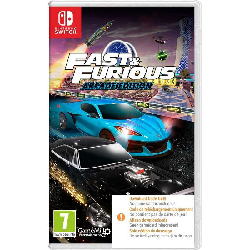 Gamemill Entertainment NSW Fast & Furious - Arcade Edition (Code in a Box)