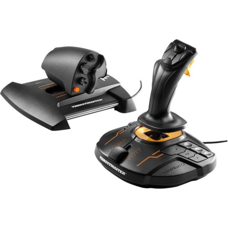 Thrustmaster T-16000M FCS Hotas Black, Orange USB Joystick Analog/Digital MAC, PC