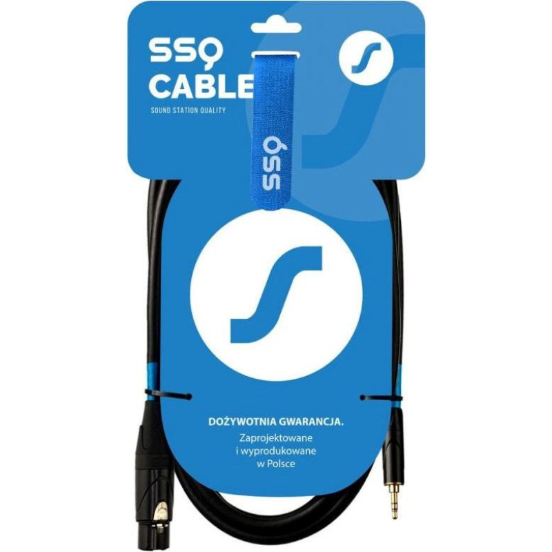 Sound Station Quality (Ssq) Ssq xlrmi0,5 - xlr żeński / jack stereo 3.5