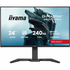 Iiyama Monitor 23,8 cala gb2471hsu-b1 ips,fhd,240hz,2xhdmi,dp,1xusb 3.2,     1xusb c, adaptive g-sync - 1920 x 1080 @48-240hz  displayport only,           ha