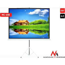 Maclean Ekran projekcyjny mc-608 na stojaku 120