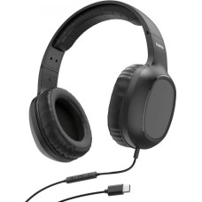 Hama Słuchawki nauszne fun c z mikrofonem czarne