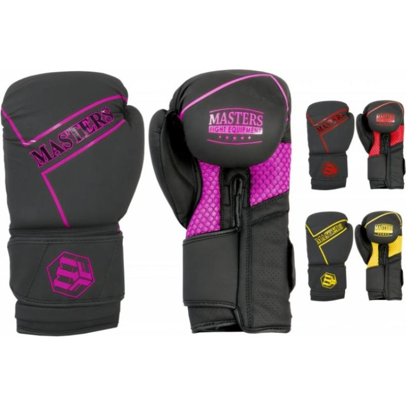 Masters RPU-BLACK 012325-0210 boxing gloves (czarno - czerwone+10 oz)