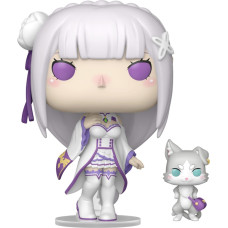 Funko Pop! Animation: Re:ZERO: Starting Life in Another World - Emilia with Puck #2112 Vinyl Figures
