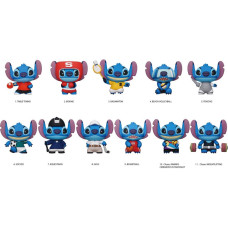 Monogram International Monogram Disney: Lilo & Stitch (Series1) - Stitch Sport (Blind Bag/Random) 3D Foam Bag Clips Figures (85790)
