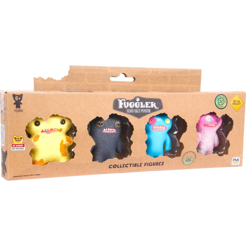 P.m.i. Kids World Fuggler limited edition 1.5 collectible figures - 4 pack ver. f