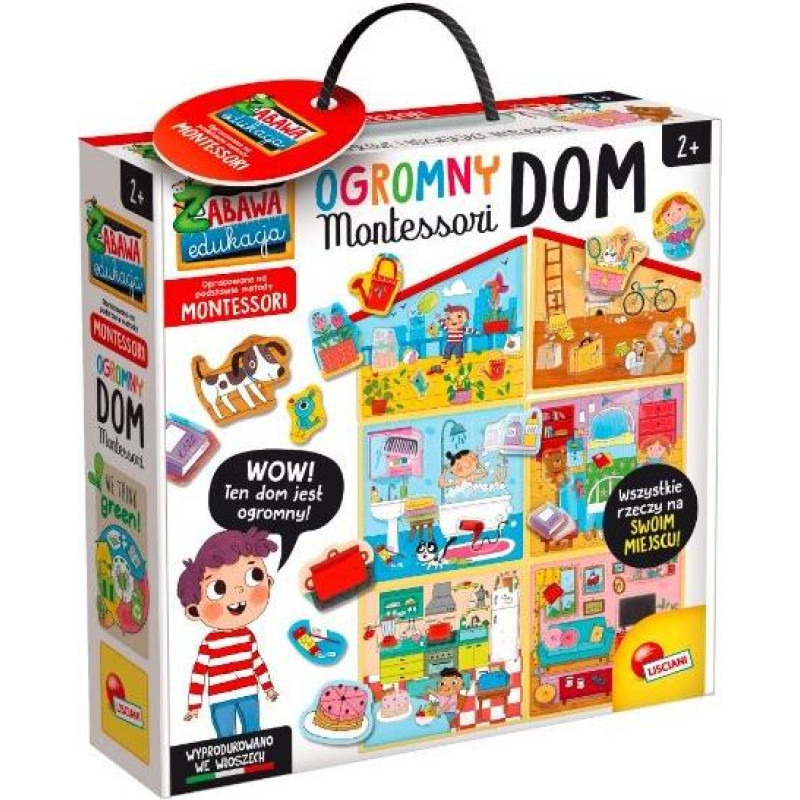 Lisciani Gra montessori ogromny dom