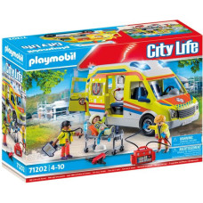 Playmobil CITY LIFE Ambulance with Lights 71202