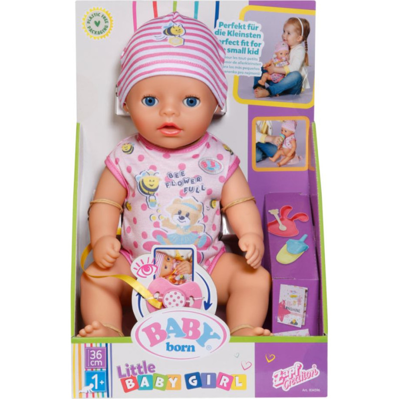 Baby Born Lelle Little meitenīte, 36 cm