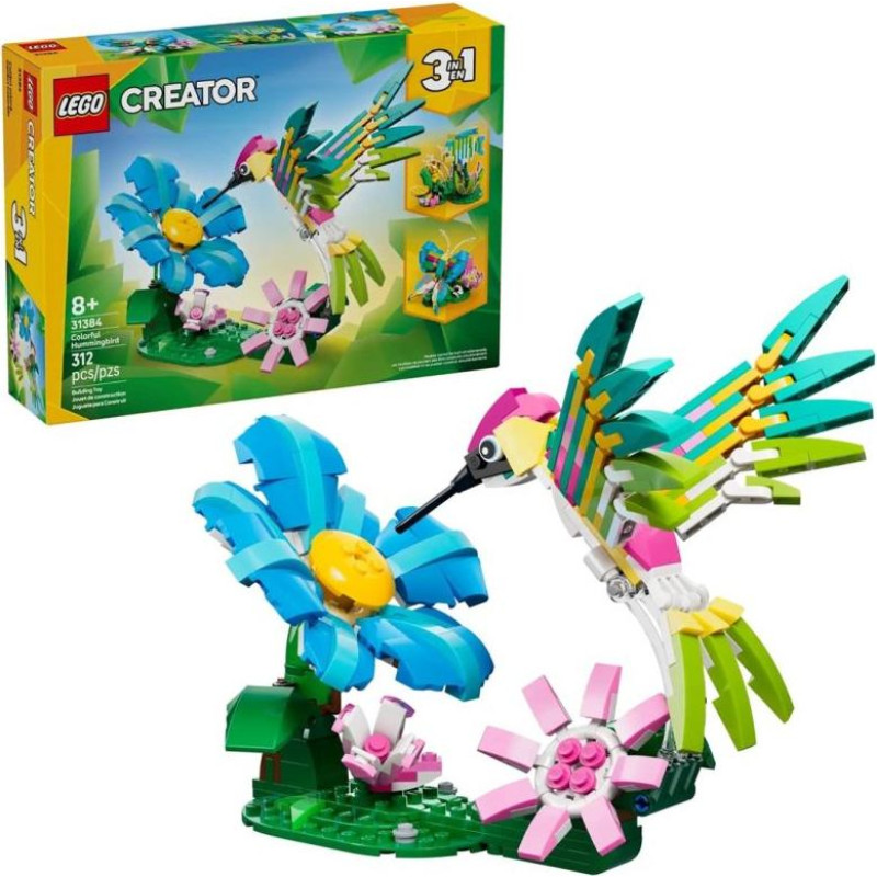 Lego Creator 31384 Wild Animals: Colorful Hummingbird