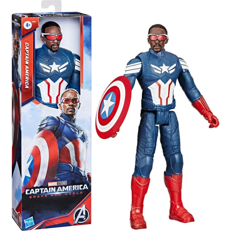 Hasbro Captain America: Brave New World - Titan Heroes Sam Wilson Action Figure (F9276)