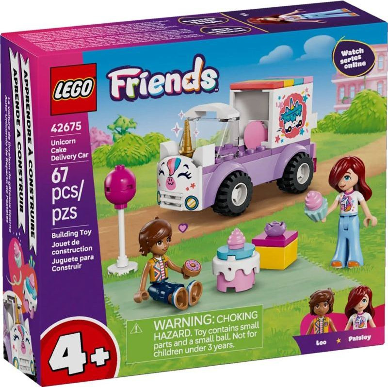 Lego Friends 42675 Unicorn Cake Delivery Truck