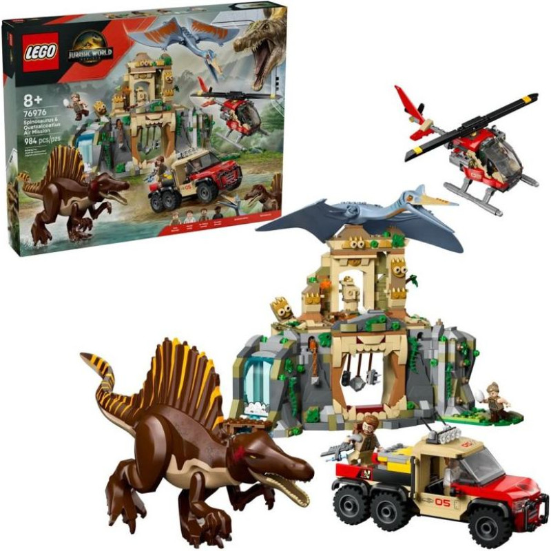 Lego Jurassic World 76976 Airborne Mission with Ketchalcoatlus and Spinosaurus