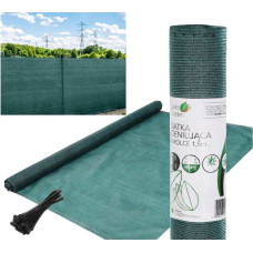 SHADE NET 140G/M2 1.5X25M DARK GREEN