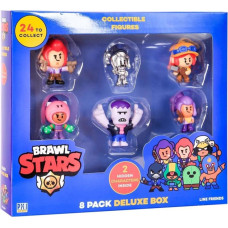 P.m.i. Brawl Stars Collectible Figures - 8 Pack Deluxe Box - Including 2 rare hidden characters (S1) (Random) (BRW2070)