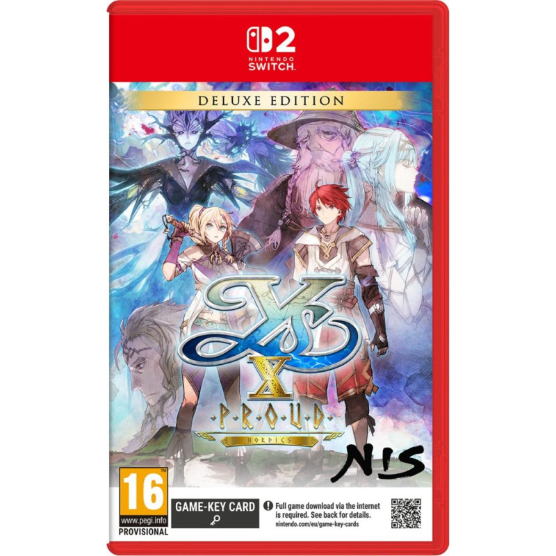 Nis America NSW2 Ys X:Proud NORDICS - Deluxe Edition (Game Key Card)