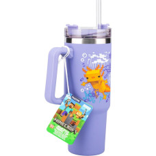 Paladone Products Paladone: Minecraft - Purple 900ml Multiway Travel Cup Straw (PP14948MCF)