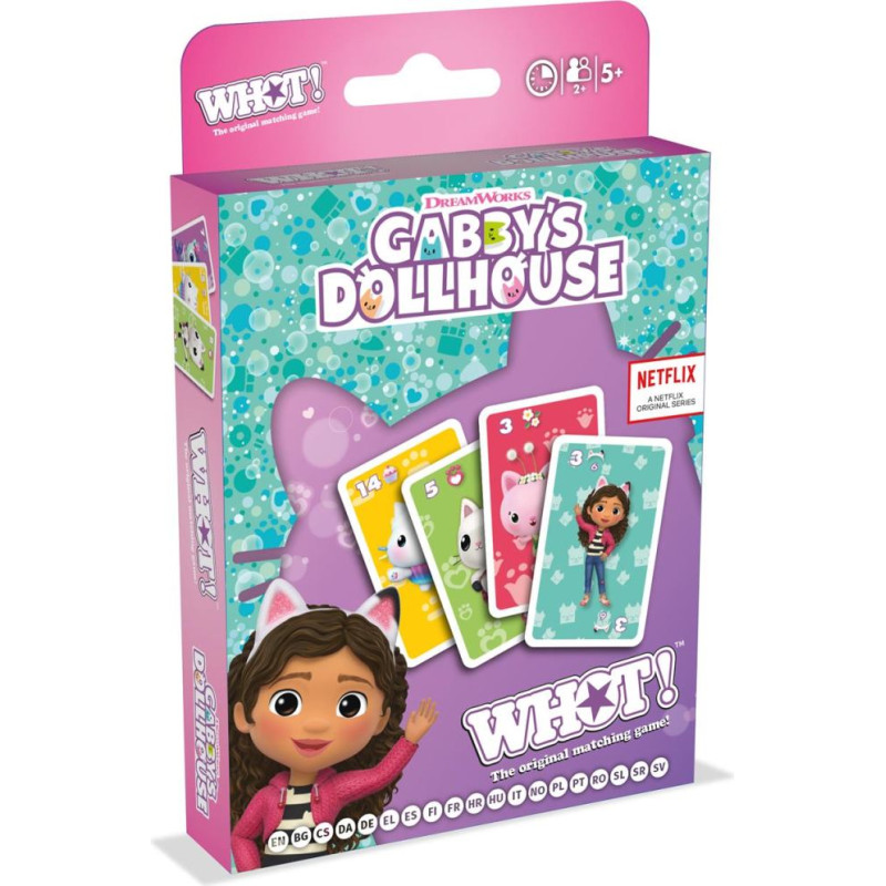 ''Winning Moves'' Winning Moves: Whot - Gabby's Dollhouse (English Language) (WM04565-ML2-12)
