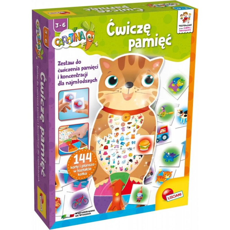 Lisciani Gra carotina Ćwiczę pamięć