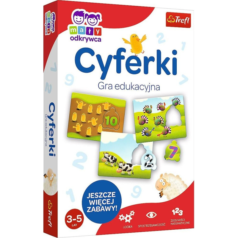 Trefl Gra cyferki  mały odkrywca