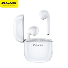 Awei Słuchawki bluetooth t28 tws+stacja dokująca białe