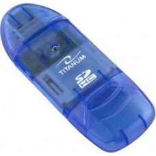 Titanum Czytnik kart titanum ta101b (zewnętrzny; microsdhc, minisd, mmc, sd, sdhc)