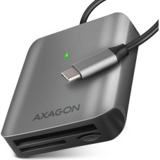 Axagon Cre-s3c czytnik zewnętrzny kart usb-c 3.2 gen 1, 3-slot & lun sd/microsd/cf, obsługa uhs-ii