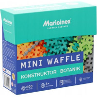 Marioinex Klocki mini waffle - konstruktor botanik 200 elementów