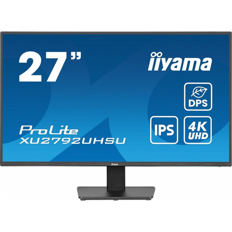 Iiyama Monitor 27 cali xu2792uhsu-b6 4k,ips,dp,hdmi,usb-c power delivery,  350 cd, dps